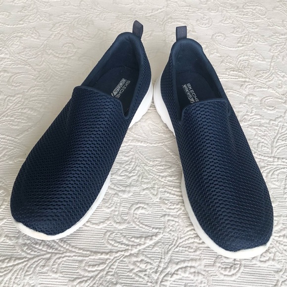 Skechers Shoes - Skechers Blue Go Walk Max - Modulating Mesh Slip-On Walking Shoes